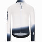 Maillot manches longues Q36.5 Gregarius Hybrid Light Collar Fade - Blanc