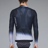 Q36.5 Gregarius Hybrid Light Collar Fade long sleeve jersey - Black