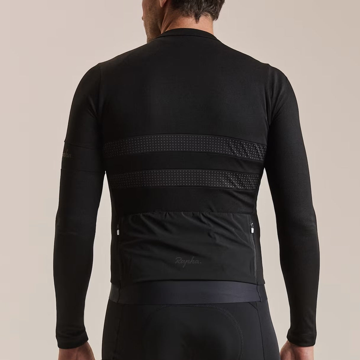 Maglia maniche lunghe Rapha Brevet Merino 3 - Nero Rapha