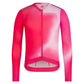 Maglia maniche lunghe Rapha Pro Team Lightweight 3 Surface Print - Rosa Rapha