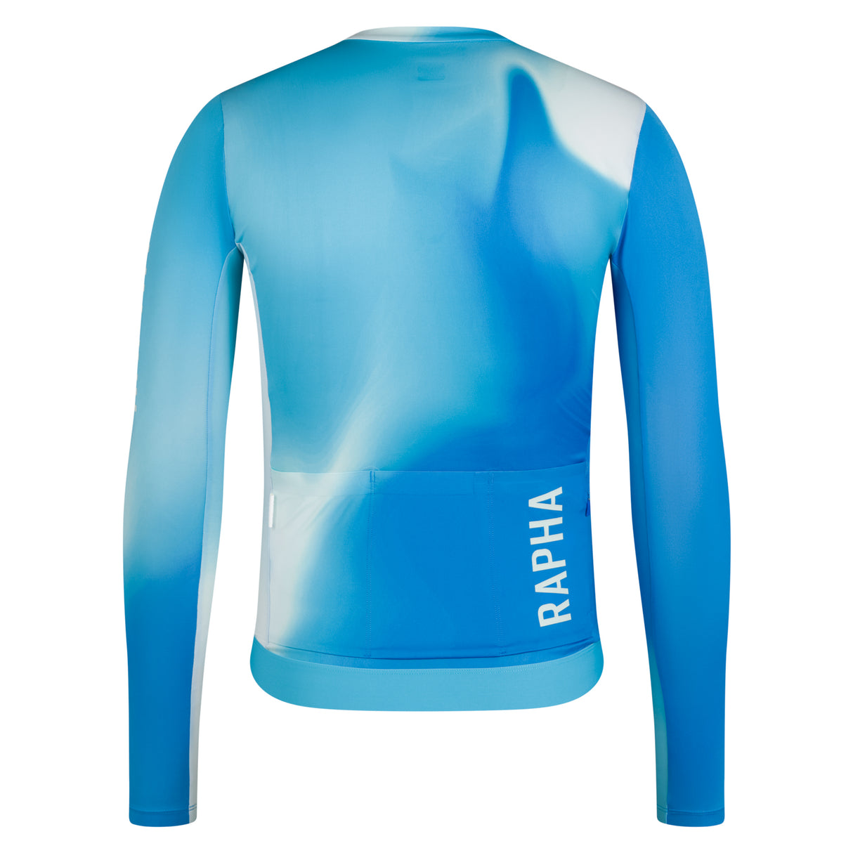 Maglia maniche lunghe Rapha Pro Team Lightweight 3 Surface Print - Azzurro Rapha