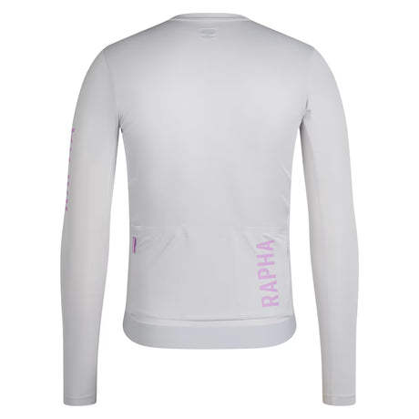 Maglia maniche lunghe Rapha Pro Team Lightweight 3 - Grigio chiaro Rapha