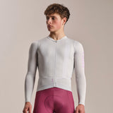 Maglia maniche lunghe Rapha Pro Team Lightweight 3 - Grigio chiaro Rapha