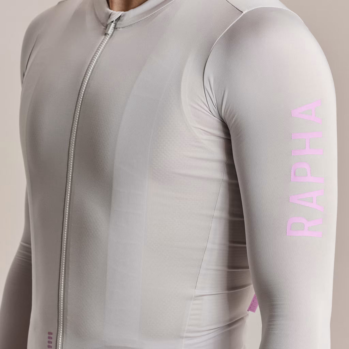 Maglia maniche lunghe Rapha Pro Team Lightweight 3 - Grigio chiaro Rapha