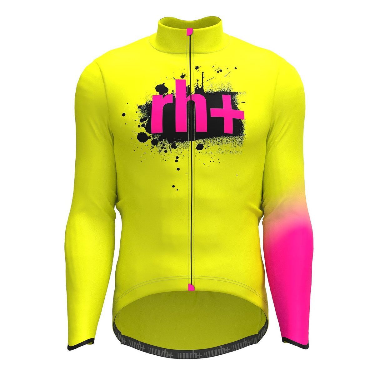 Maglia maniche lunghe Rh+ Rask - Verde fluo Zerorh