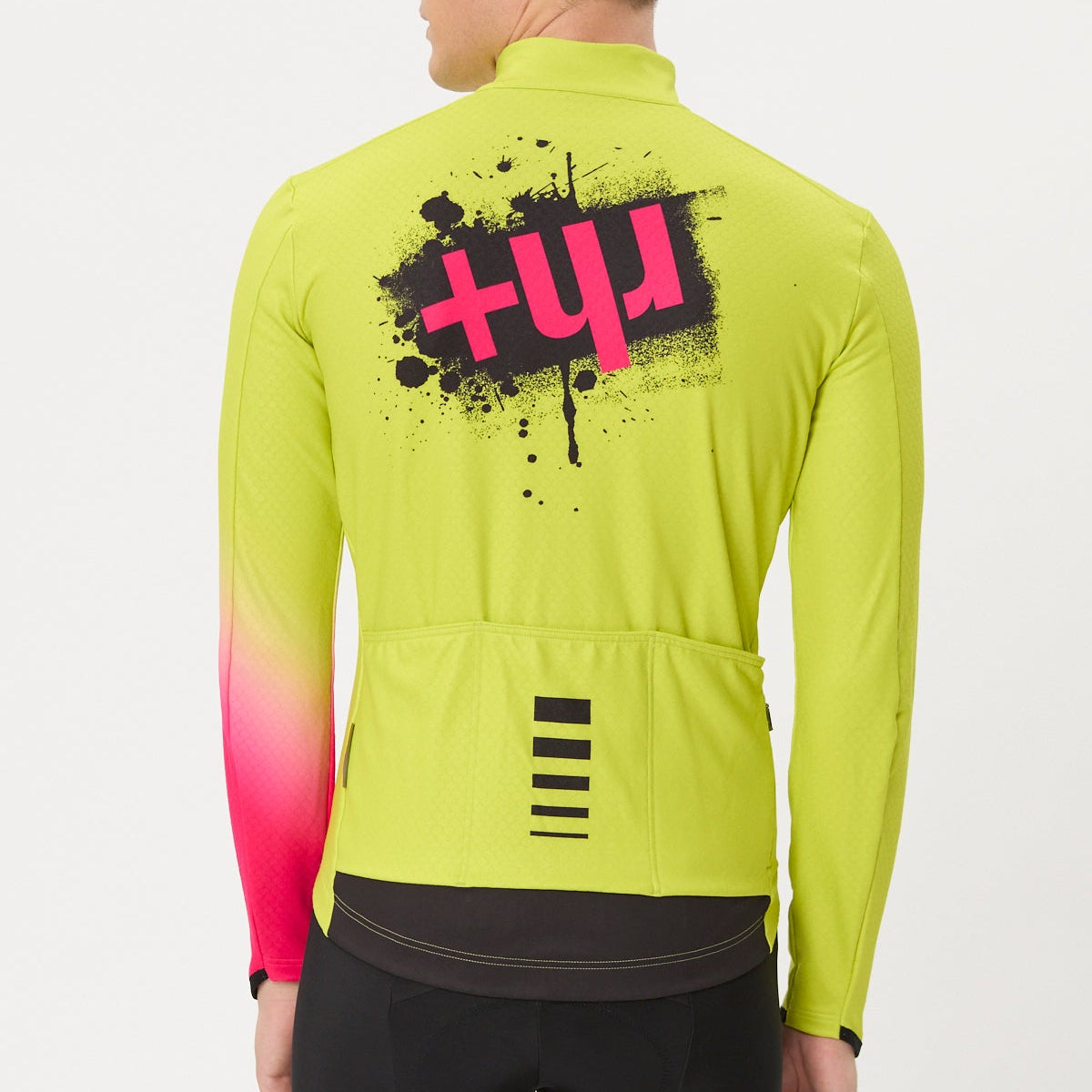 Maglia maniche lunghe Rh+ Rask - Verde fluo Zerorh