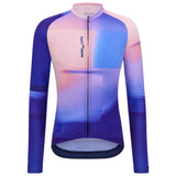 Maglia maniche lunghe Santini Luce - Rosa blu - I