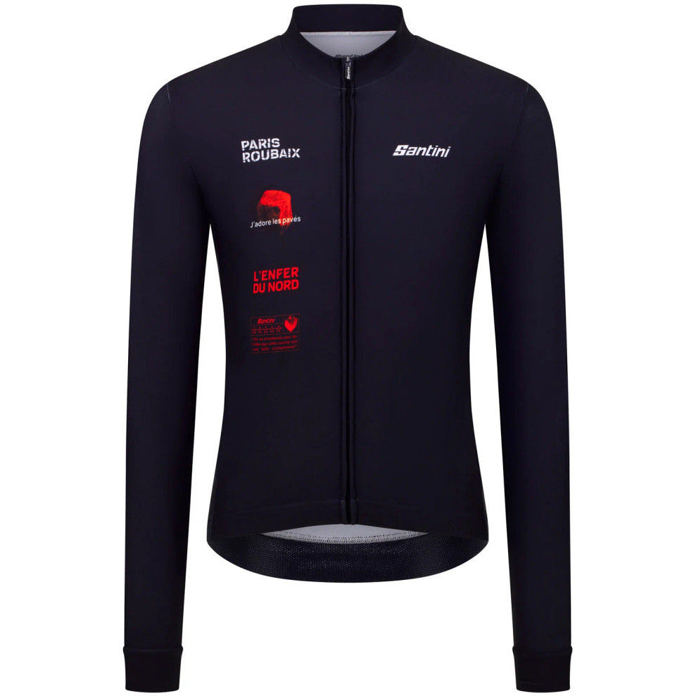 Maillot maillot de manga larga Santini Paris Roubaix 2026