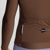 Maglia maniche lunghe Santini Ready To Ride - Marrone Santini