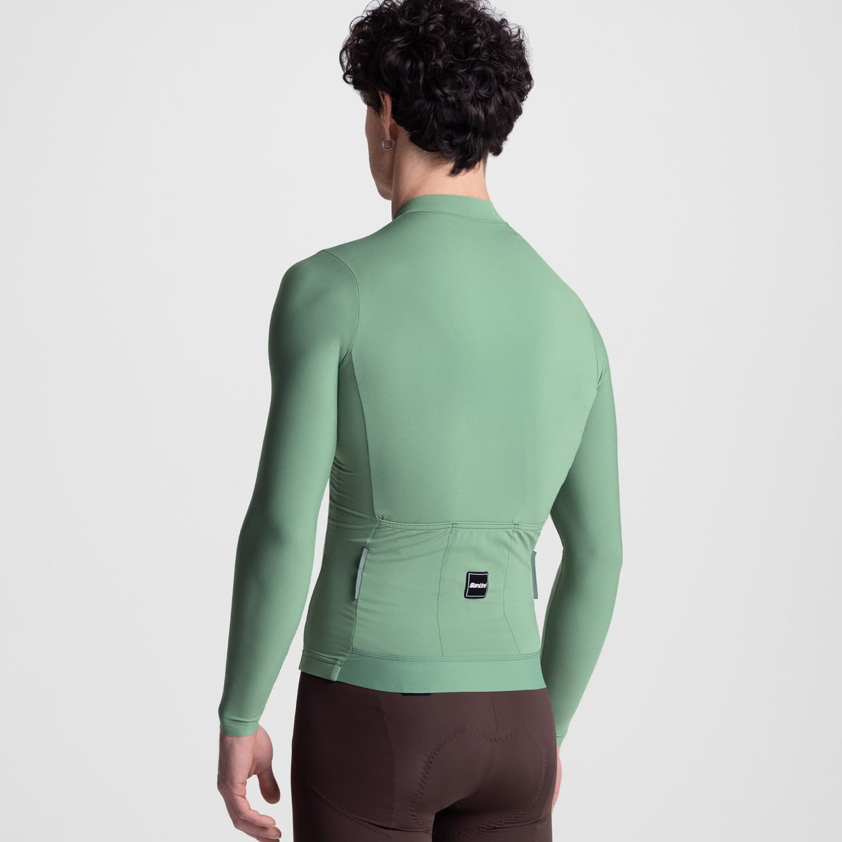 Maglia maniche lunghe Santini Ready To Ride - Verde Santini