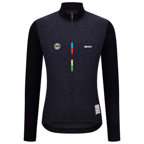 Santini UCI long sleeve jersey - Black