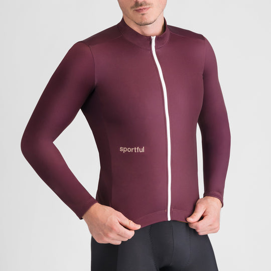 Maglia maniche lunghe Sportful Classic Thermal - Bordeaux