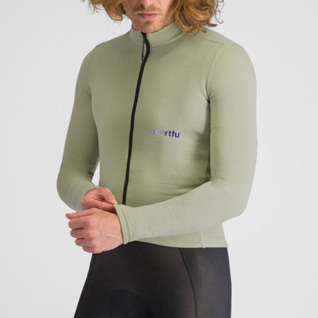 Maglia maniche lunghe Sportful Supergiara Wool - Verde Sportful