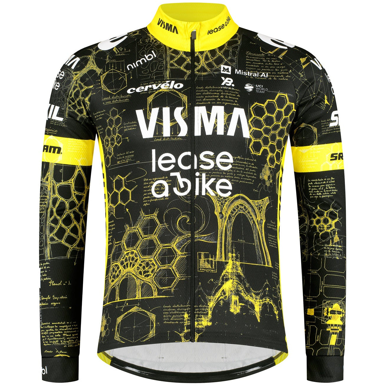 Team Visma Lease a bike 2026 The Architect langarm trikot