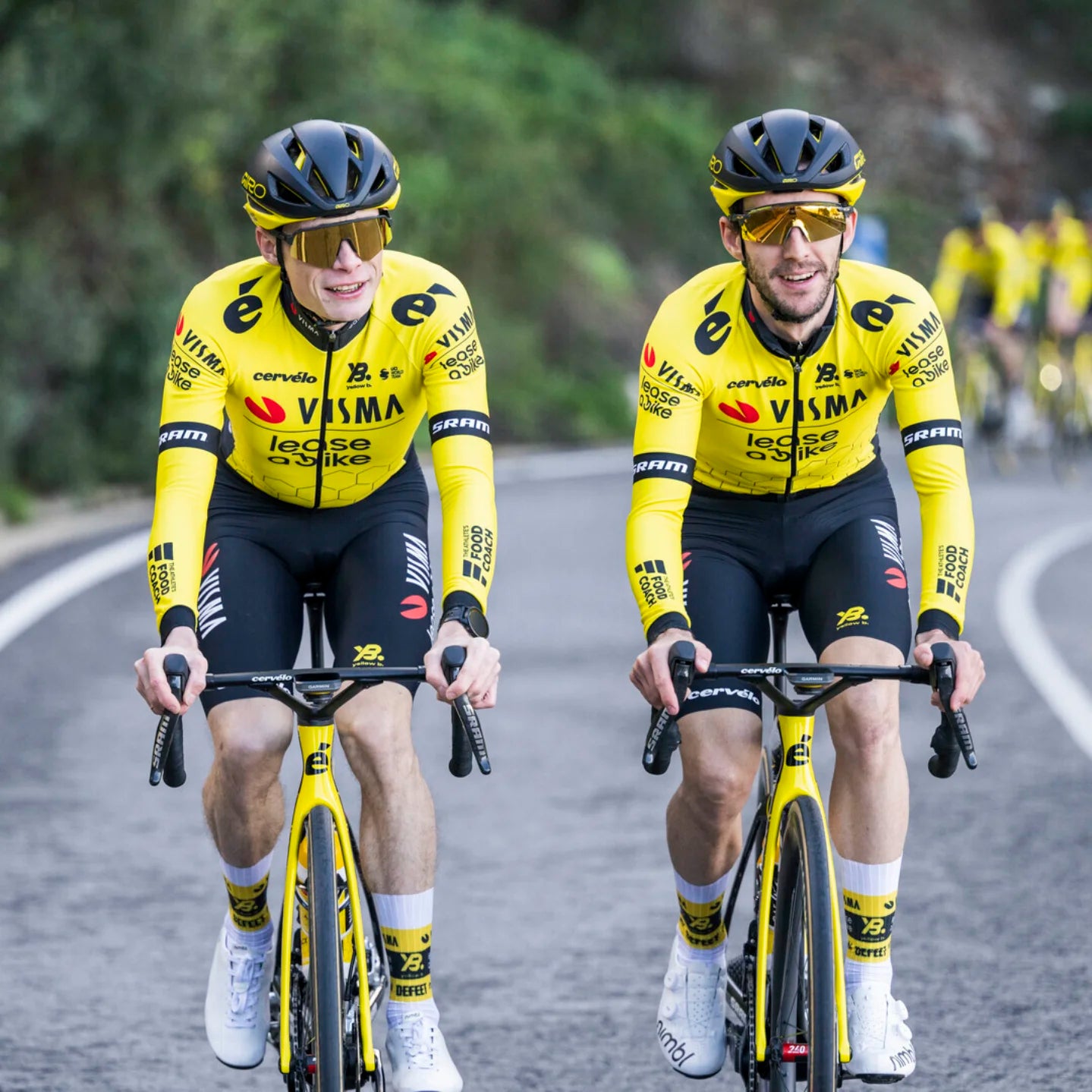 Maglia maniche lunghe Team Visma Lease a bike 2025 - M
