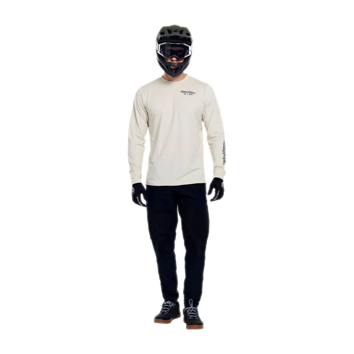 Maglia maniche lunghe Troy Lee Designs Ruckus Ride - Beige Troy Lee Designs
