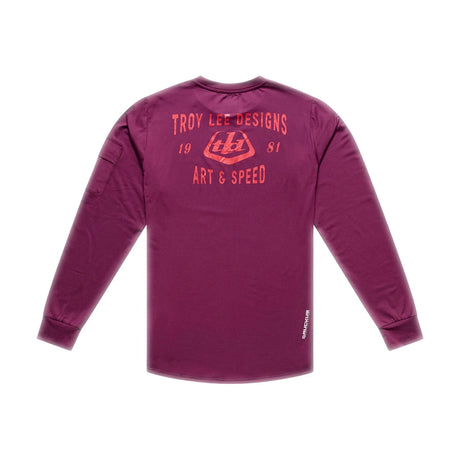 Maglia maniche lunghe Troy Lee Designs Ruckus Ride - Viola Troy Lee Designs