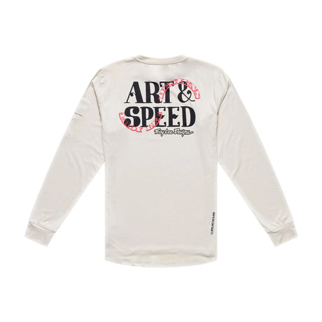 Maglia maniche lunghe Troy Lee Designs Ruckus Ride - Beige Troy Lee Designs