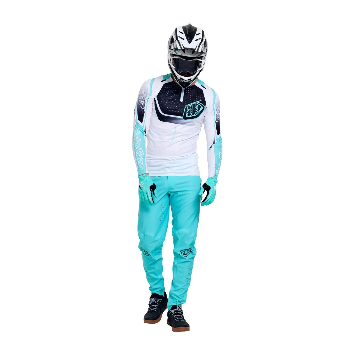 Maillot mangas largas Troy Lee Designs Sprint Ultra Proton - Blanco
