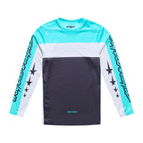 Jersey Troy Lee Designs Yo Moto long-sleeve - Black/Blue