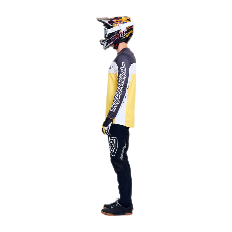 Maglia maniche lunghe Troy Lee Designs Yo Moto - Nero Giallo Troy Lee Designs