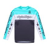 Jersey Troy Lee Designs Yo Moto long-sleeve - Black/Blue