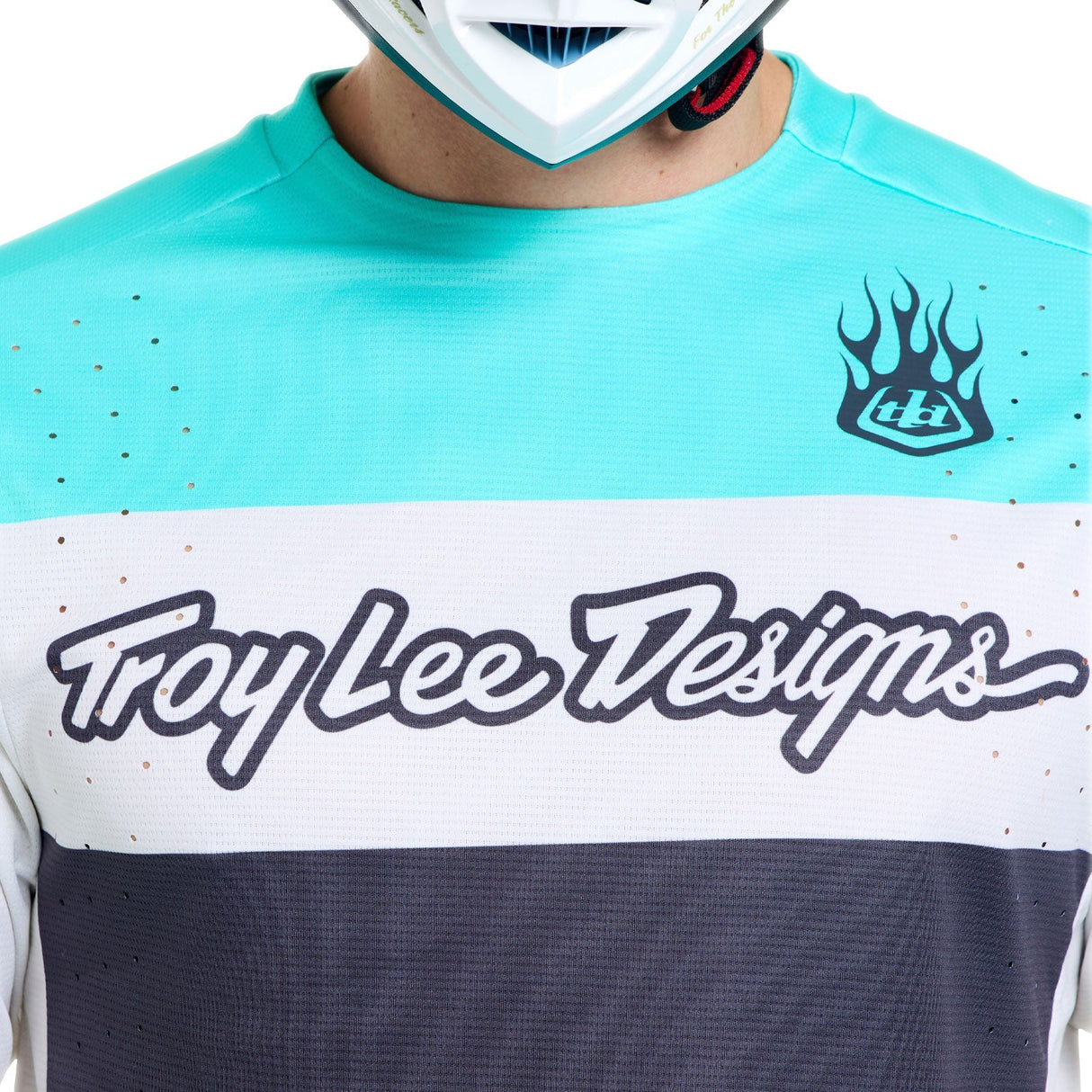Jersey Troy Lee Designs Yo Moto long-sleeve - Black/Blue