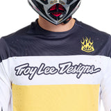 Maglia maniche lunghe Troy Lee Designs Yo Moto - Nero Giallo Troy Lee Designs