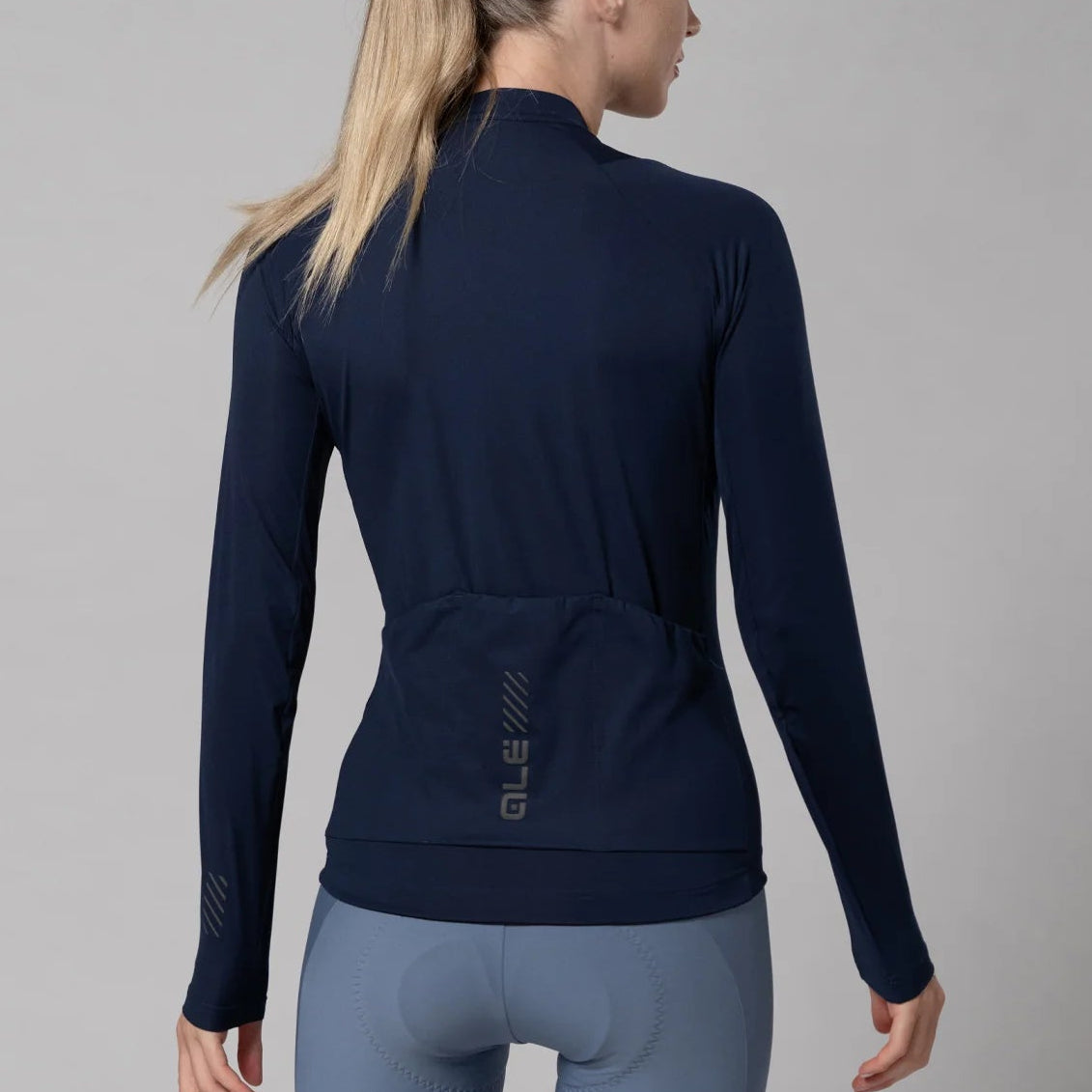 Maglia maniche lunghe donna Ale Pragma Color Block - Blu scuro Ale