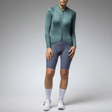 Maglia maniche lunghe donna Ale Pragma Color Block - Verde Ale