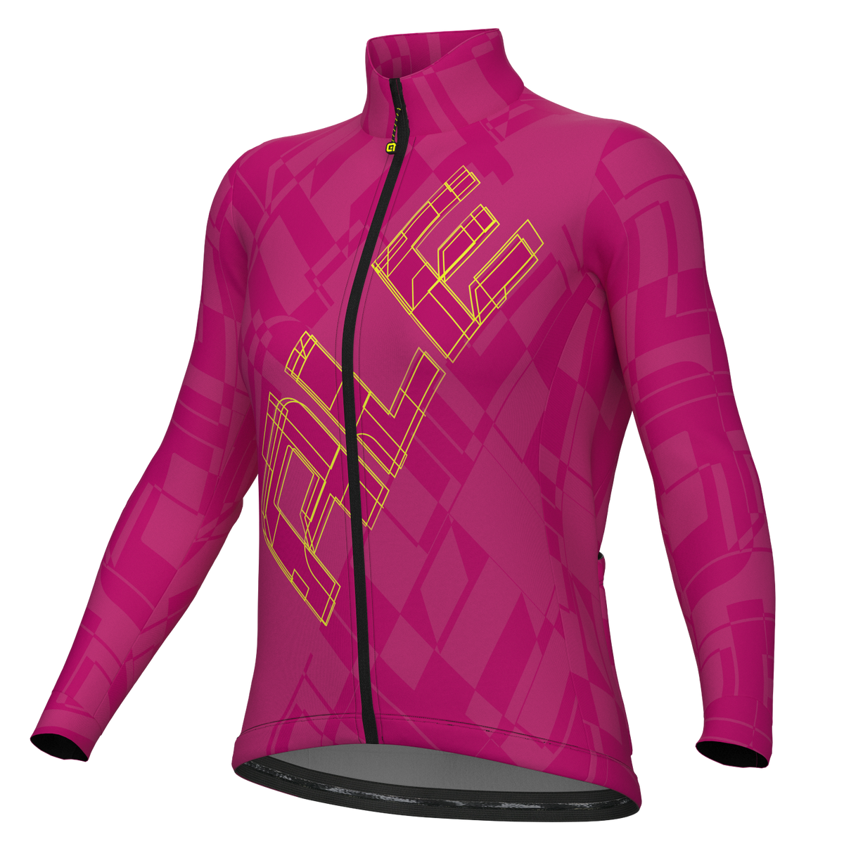 Maglia maniche lunghe donna Ale Pragma Schema - Fucsia Ale