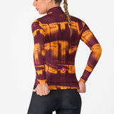 Maglia maniche lunghe donna Castelli Blur Thermal - Bordeaux Castelli