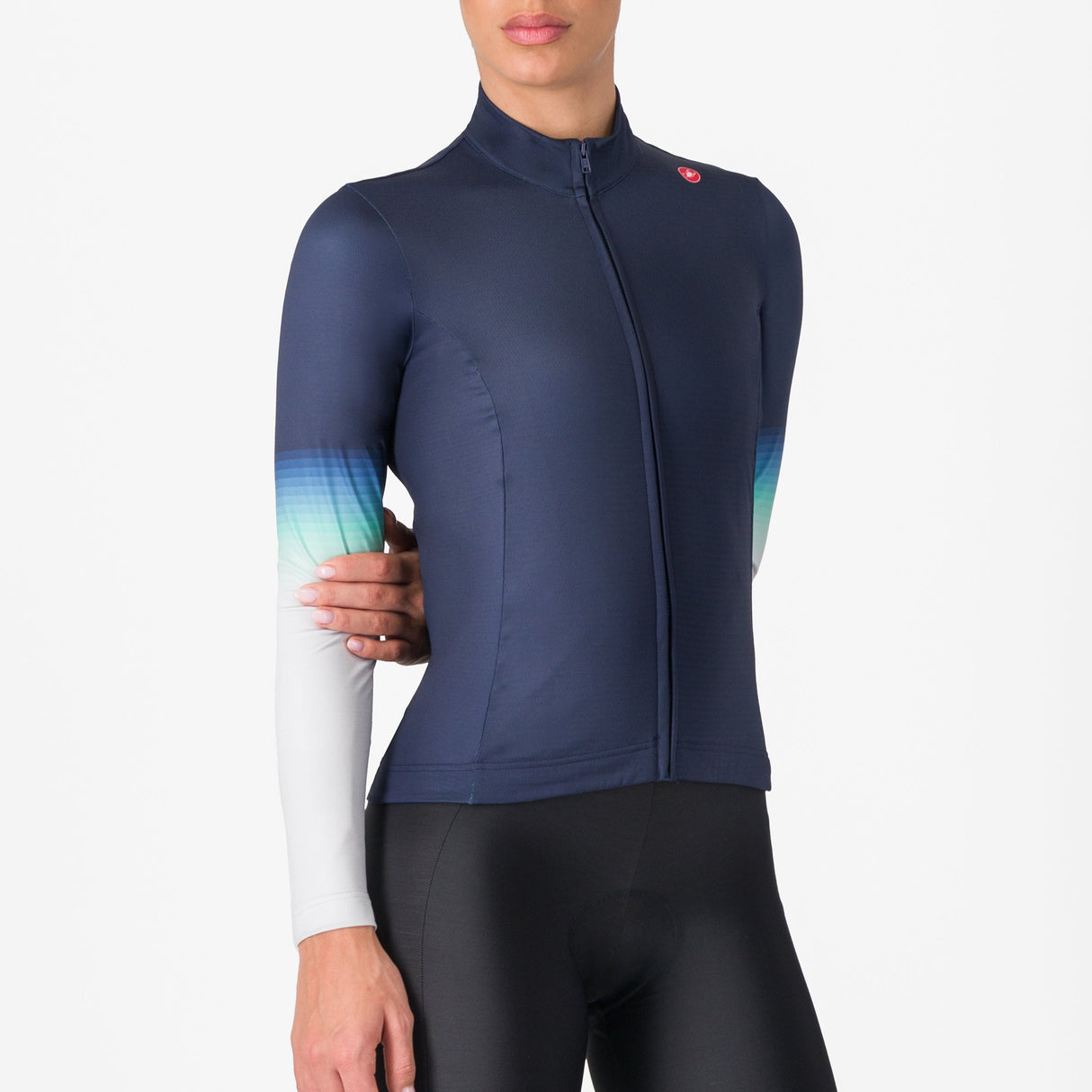 Maglia maniche lunghe donna Castelli Corso Thermal - Blu Castelli