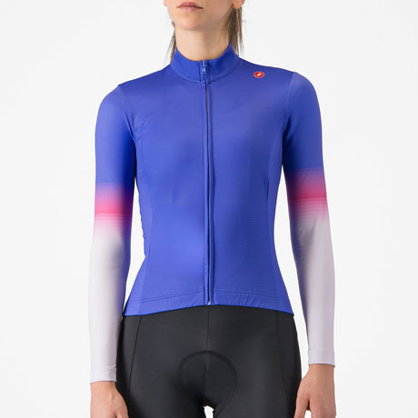 Maglia maniche lunghe donna Castelli Corso Thermal - Viola Castelli