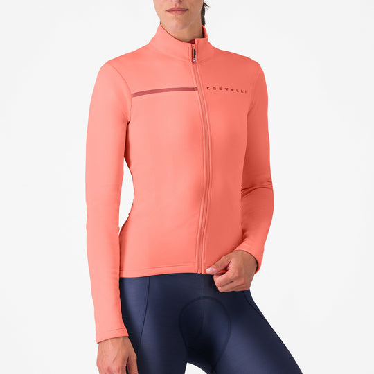 Maillot manches longues femme Castelli Sinergia 2 - Rose