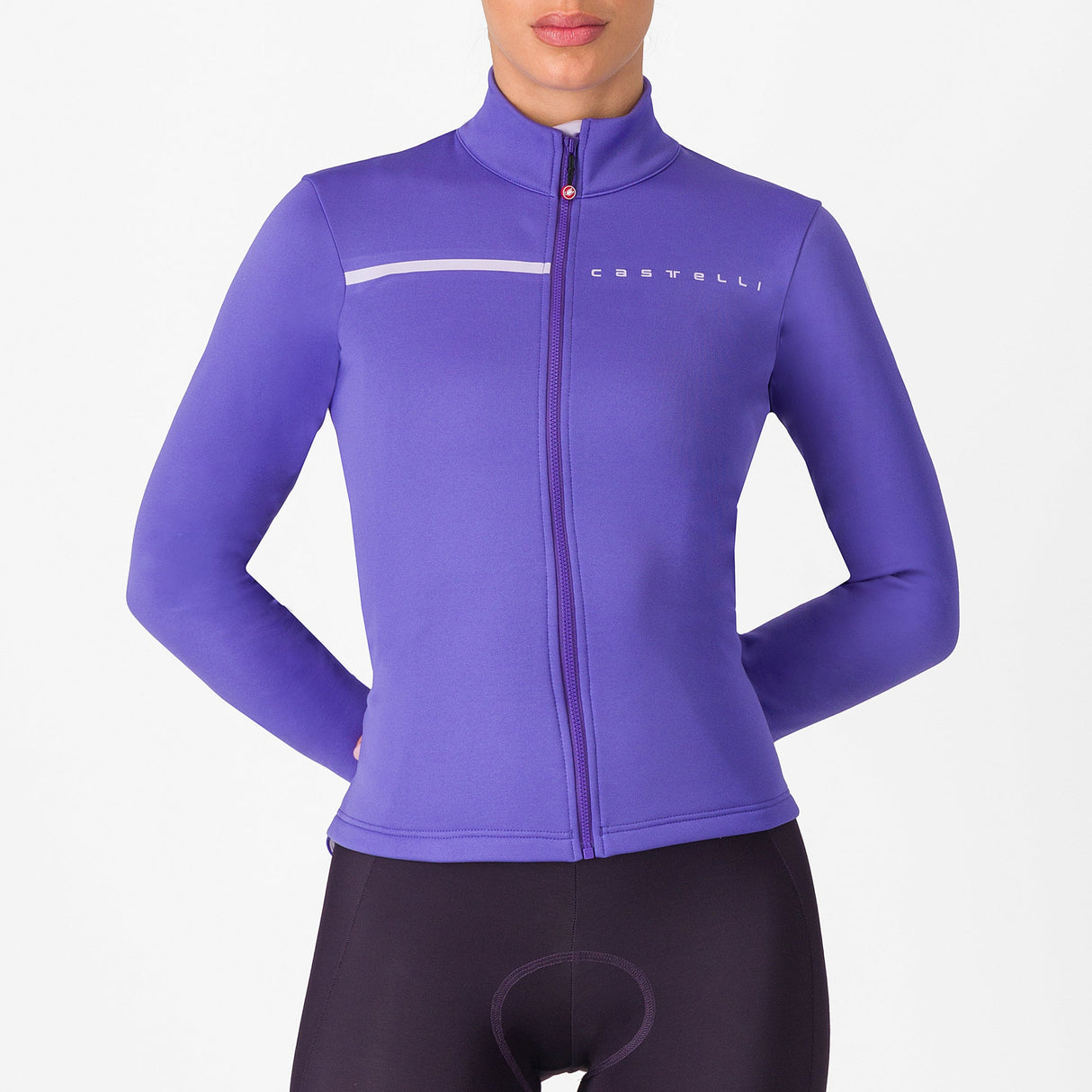 Maglia maniche lunghe donna Castelli Sinergia 2 - Viola Castelli