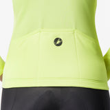 Castelli Sinergia 3 woman long sleeves jersey - Yellow