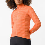 Maillot femme manches longues Castelli Ventra - Orange