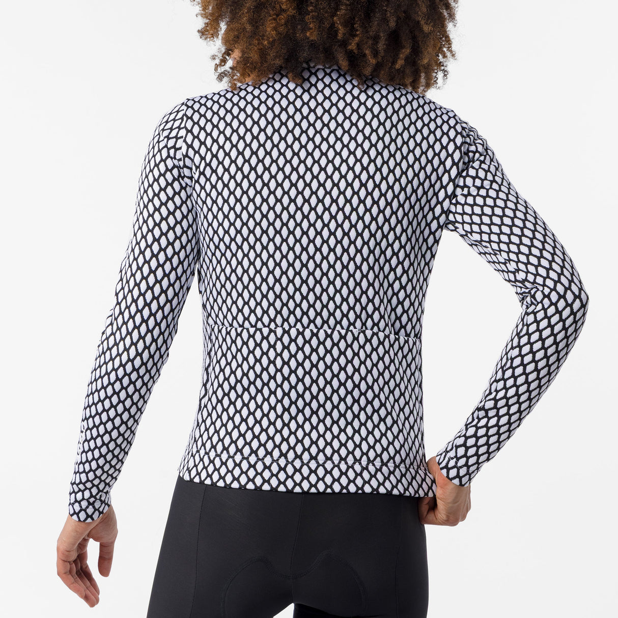 Castelli Ventra woman long sleeves jersey - Black white