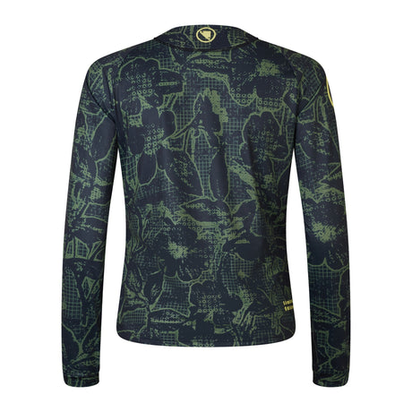 Maglia maniche lunghe donna Endura LTD PRINTED - Verde Endura