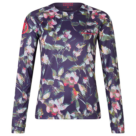 Maglia maniche lunghe donna Endura LTD PRINTED - Viola Endura
