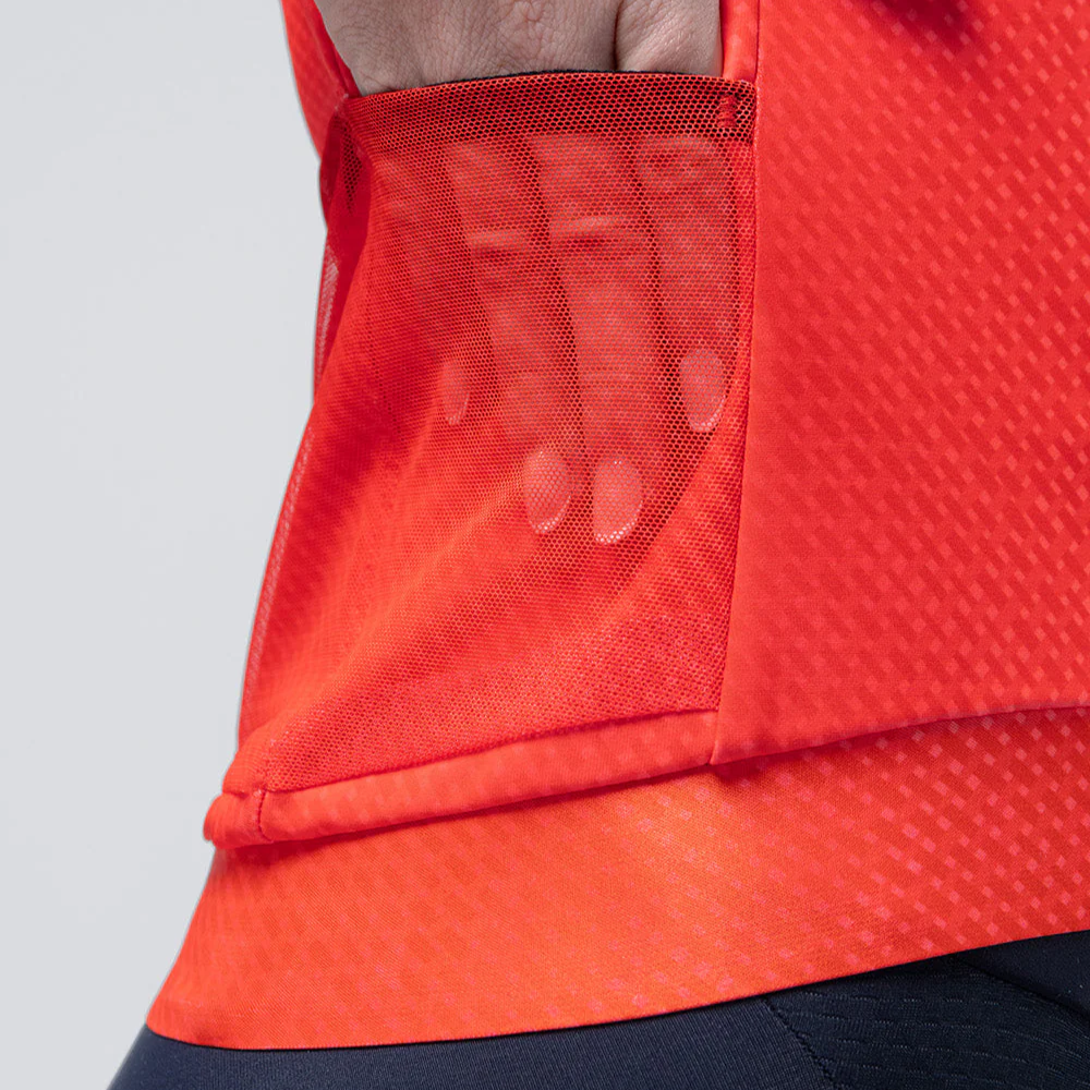 Maglia maniche lunghe donna Gobik Hyder Vermilion - Rosso Gobik