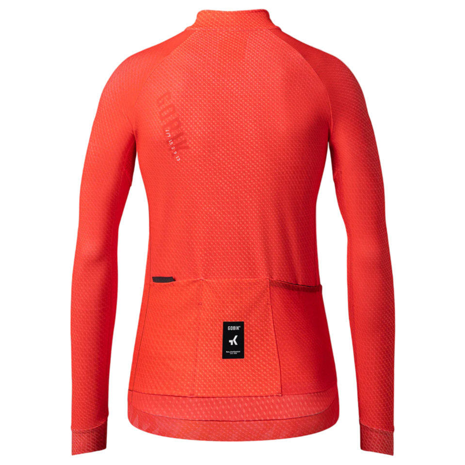 Maglia maniche lunghe donna Gobik Hyder Vermilion - Rosso Gobik