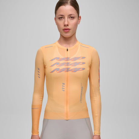 Jersey Maap Pulse Pro Air 3.0 Women's Long Sleeve - Yellow