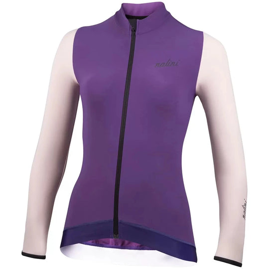 Nalini New Wrap LS frau langarm trikot - Violett