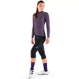 Maglia maniche lunghe donna Nalini New Wrap LS - Viola Nalini