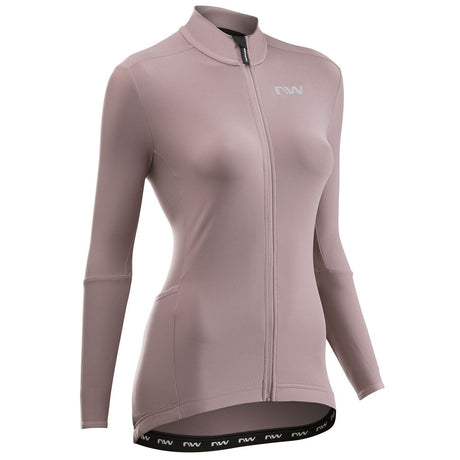 Maillot manches longues femme Northwave Fahrenheit - Rose