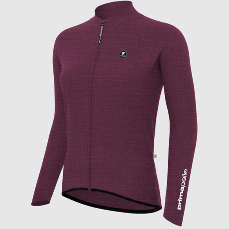Maglia maniche lunghe donna Pissei Primapelle - Bordeaux melange Pissei
