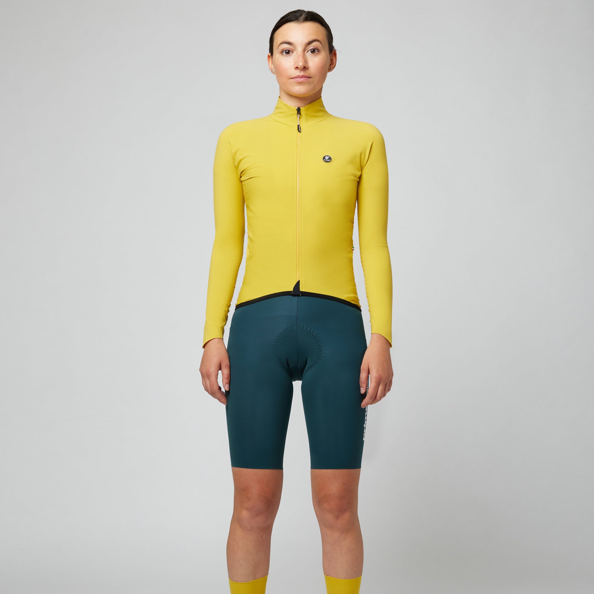 Maglia maniche lunghe donna Pissei Primapelle - Giallo Pissei