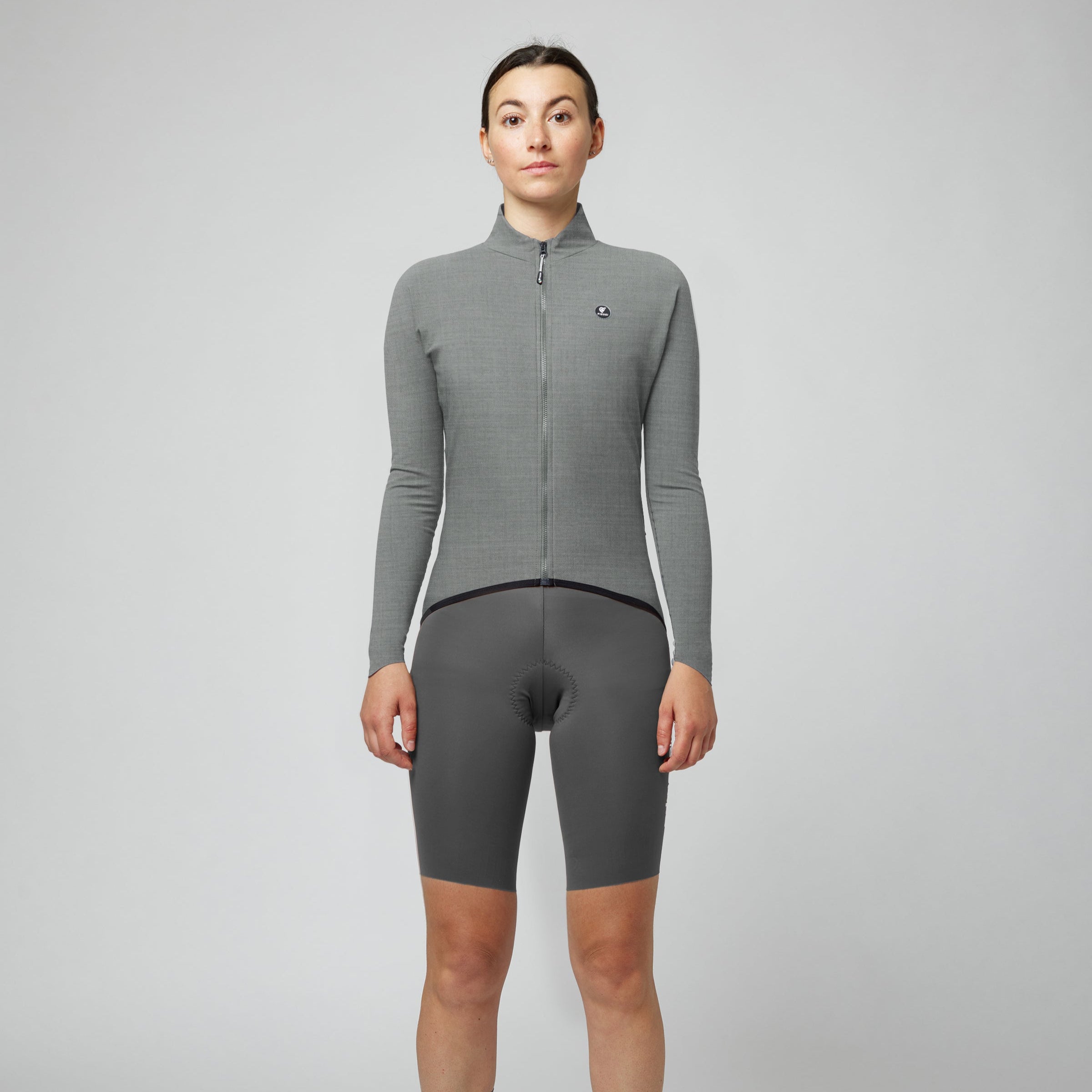 Maglia maniche lunghe donna Pissei Primapelle - Grigio chiaro Pissei